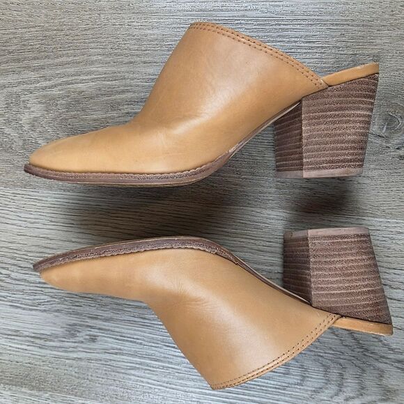 Madewell The Harper Leather Mules Suze 8 - Picture 6 of 8